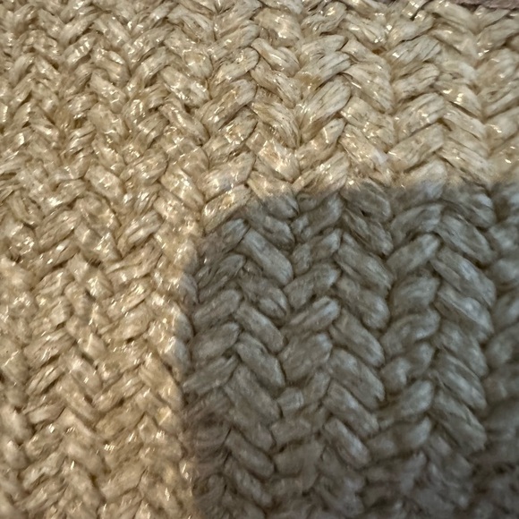 Aimee Kestenberg Cabo leather Chalk  and  raffia Sling bag - Picture 4 of 7